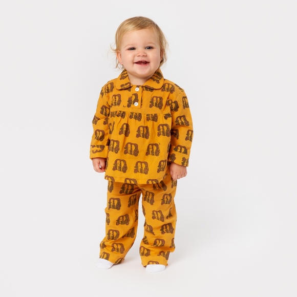 Kids 100% Cotton Pajama Set | Hand Block Print | 18M–6Y | Sensitive Skin Safe - Picture 1 of 6